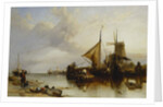 A Scene Near Monnikendam on the Zuyder Zee by William Clarkson Stanfield