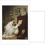 The First Lesson by George Frederick Folingsby