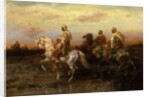 Arab Horsemen by Adolf Schreyer