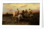 Arab Horsemen by Adolf Schreyer
