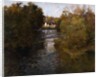 A French River Landscape by Fritz Thaulow