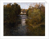 A French River Landscape by Fritz Thaulow