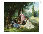 The Picnic, 1874 by Antonio Garcia Mencia