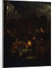 A Market Scene at Night, by Petrus van Schendel