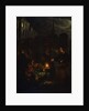 A Market Scene at Night, by Petrus van Schendel