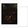 A Market Scene at Night, by Petrus van Schendel