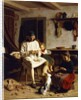 Family Chores, 1859 by Friedrich Edouard Meyerheim