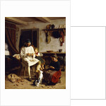 Family Chores, 1859 by Friedrich Edouard Meyerheim