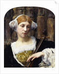 The Celloist; La Femme au Violoncelle by Friedrich Edouard Meyerheim