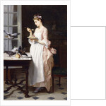 Feeding the Pigeons by Joseph Caraud