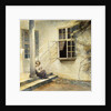 A Girl Sitting on a Porch, Liselund, 1916 by Peter Vilhelm Ilsted