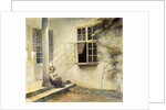 A Girl Sitting on a Porch, Liselund, 1916 by Peter Vilhelm Ilsted