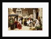 The Flower Market, 1870 by Auguste Serrure