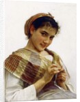 A Breton Girl, 1889 by William-Adolphe Bouguereau