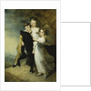 Three Children with a Dog in a Landscape by William Beechey
