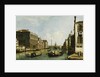The Grand Canal, Venice, Looking East from the Campo S. Vio by Canaletto