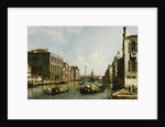 The Grand Canal, Venice, Looking East from the Campo S. Vio by Canaletto