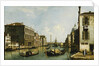 The Grand Canal, Venice, Looking East from the Campo S. Vio by Canaletto