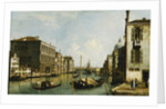 The Grand Canal, Venice, Looking East from the Campo S. Vio by Canaletto