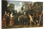 Jephthah Welcomed Home from the Battlefield by His Daughter by Pieter Lastman