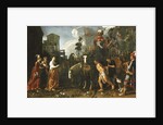 Jephthah Welcomed Home from the Battlefield by His Daughter by Pieter Lastman