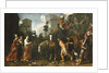 Jephthah Welcomed Home from the Battlefield by His Daughter by Pieter Lastman