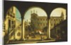 A Capriccio of the Scuola di San Marco, Venice by Canaletto