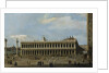 The Library and the Piazzetta, Venice by Canaletto