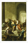 Christ Driving the Money-Changers from the Temple by Eustache (school of) Le Sueur