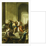 Christ Driving the Money-Changers from the Temple by Eustache (school of) Le Sueur