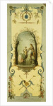 Three Decorative Panels with Allegories of Winter, Summer and Autumn by Nicolas (school of) Lancret