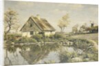 A Cottage by a Pond, 1925 by Peder Monsted