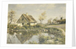 A Cottage by a Pond, 1925 by Peder Monsted