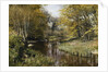 A Wooded River Landscape, 1909 by Peder Monsted