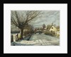 Hoje Taastrup Church, Outside Copenhagen, 1922 by Peder Monsted