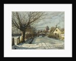 Hoje Taastrup Church, Outside Copenhagen, 1922 by Peder Monsted