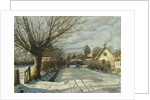 Hoje Taastrup Church, Outside Copenhagen, 1922 by Peder Monsted