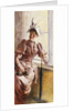 At the Window, 1892 by Paul Fischer