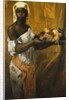 A Negress Holding a Salver of Fruit, 1877 by Georg Vilhelm Pauli