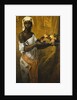 A Negress Holding a Salver of Fruit, 1877 by Georg Vilhelm Pauli