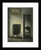 An Interior with the Artist's Easel by Vilhelm Hammershoi