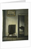 An Interior with the Artist's Easel by Vilhelm Hammershoi