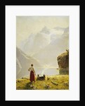 A Summer Day on a Norwegian Fjord by Hans Dahl