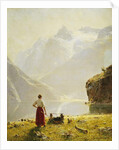 A Summer Day on a Norwegian Fjord by Hans Dahl