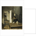 An Interior, Strandgade 25, 1915 by Vilhelm Hammershoi