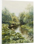 Summerday at the Stream; Sommerdag ved Aen, 1909 by Peder Monsted