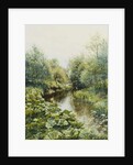Summerday at the Stream; Sommerdag ved Aen, 1909 by Peder Monsted