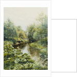 Summerday at the Stream; Sommerdag ved Aen, 1909 by Peder Monsted