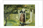 At the Garden Gate, 1902 by Michael Peter Ancher