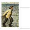 A Fisherman Hauling in his Nets, 1883 by Peder Severin Kroyer